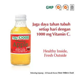 YOU C1000 HEALTH DRINK VITAMIN APPLE BTL 140mL