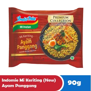 INDOMIE MI KERITING (NEW) AYAM PANGGANG PCK 90g