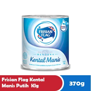 Frisian Flag Kental Manis Putih Tin 370g