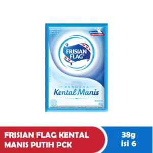 Frisian Flag Kental Manis Putih Pek 6x37g