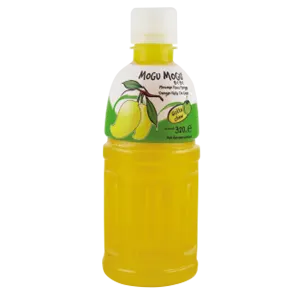 Mogu-Mogu Minuman Nata de Coco Mangga Botol 320mL