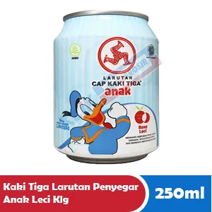 KAKI TIGA LARUTAN PENYEGAR ANAK LECI KLG 250/238mL