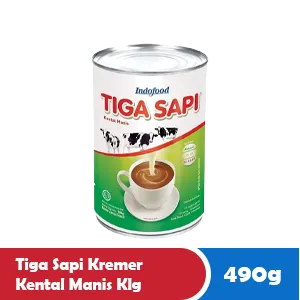 TIGA SAPI KREMER KENTAL MANIS KLG 490g