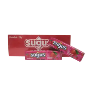 SUGUS CANDY STICK STRAWBERRY BTG 30g