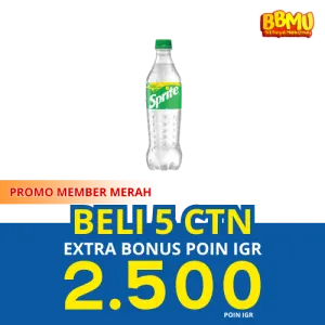 Sprite Minuman Berkarbonat PET 390mL