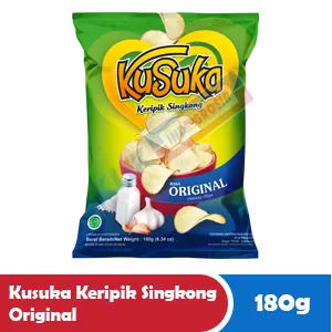 KUSUKA KERIPIK SINGKONG ORIGINAL PCK 180g