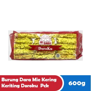 Burung Dara Mi Kering Keriting Doroku Pek 600g