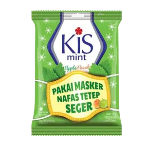 KIS CANDY MINT APPLE PEACH PCK 125/100g