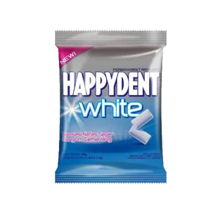 HAPPYDENT WHITE CHEWING GUM 30'S MINT PCK 70g