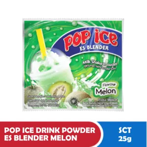POP ICE DRINK POWDER ES BLENDER MELON SCT 25g