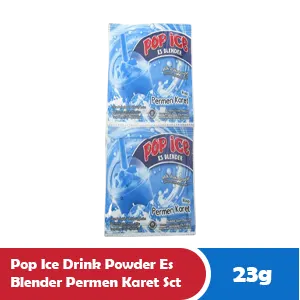Pop Ice Serbuk Minuman Ais Es Blender Permen Karet Sachet 23g