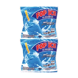POP ICE DRINK POWDER ES BLENDER VANILLA BLUE SCT 25g