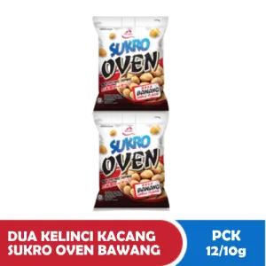 Dua Kelinci Kacang Sukro Oven Bawang Pek 12/10g