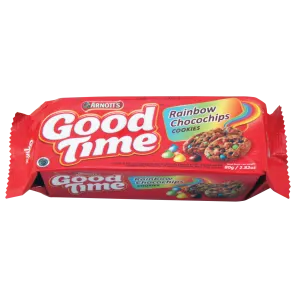 GOOD TIME COOKIES CHOCOHIPS RAINBOW PCK 72g