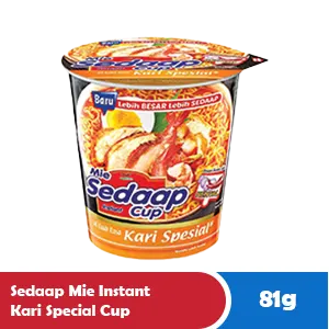 Sedaap Mie Mi Segera Kari Special Cawan 79/81g