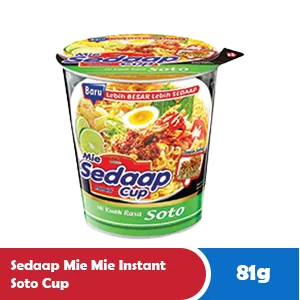 SEDAAP MIE MIE INSTANT SOTO CUP 77/81g