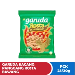 GARUDA KACANG PANGGANG ROSTA BAWANG PCK 25/20g