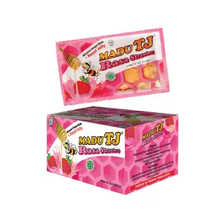 Tresno Joyo Madu TJ Strawberi Kotak 12x20g