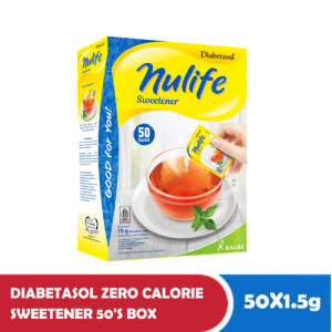 DIABETASOL ZERO CALORIE SWEETENER 50'S BOX 50X1.5g