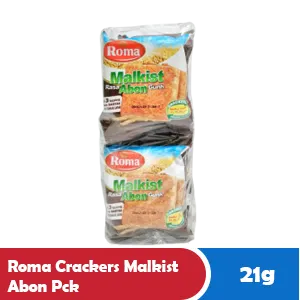 Roma Biskut Kraker Malkist Abon Pek 14/21g