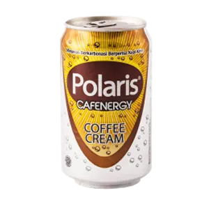 Polaris Minuman Ringan Cafenergy Coffee Cream Tin 330mL