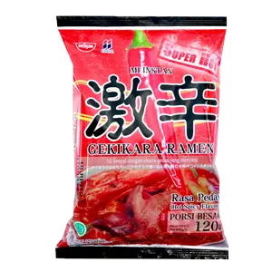 NISSIN MIE GORENG GEKIKARA RAMEN PEDAS PCK 118g