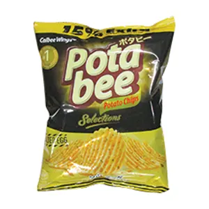 POTABEE SNACK POTATO CHIPS SALTED EGG PCK 68g