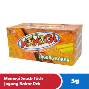 MOMOGI SNACK STICK JAGUNG BAKAR PCK 5/4.5g
