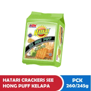 Hatari Biskut Kraker See Hong Puff Kelapa Pek 260/245g