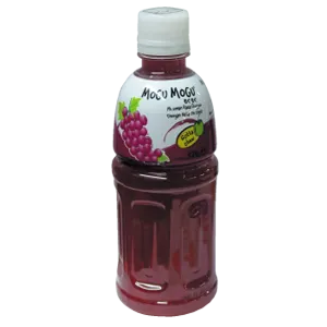 MOGU-MOGU MINUMAN NATA DE COCO GRAPE BTL 320mL