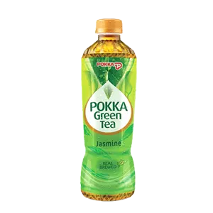 POKKA DRINK GREEN TEA JASMINE BTL 450mL