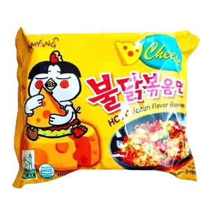SAMYANG MI SEGERA GORENG PEDAS AYAM KEJU PCK 140g