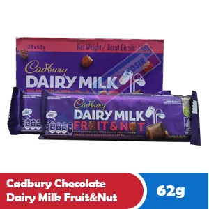 CADBURY COKLAT DAIRY MILK BUAH & KACANG PCK 57/52g