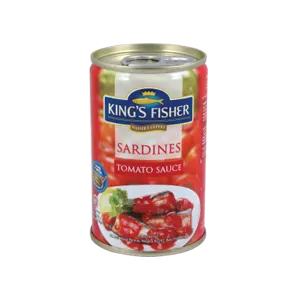 KING'S FISHER SARDEN SAUS TOMAT KLG 155g
