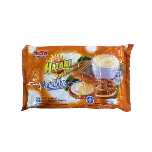 HATARI BISKUT KRIM VANILA PCK 225g