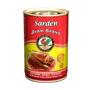 AYAM BRAND SARDINES IN TOMATO BULAT KLG 425g