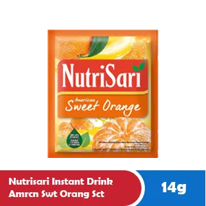 NUTRISARI INSTANT DRINK AMRCN SWT ORANG SCT 11/14g