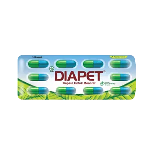 Diapet Kapsul Untuk Cirit-birit 10 biji Strip