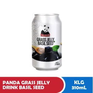 PANDA GRASS JELLY DRINK BASIL SEED KLG 310mL