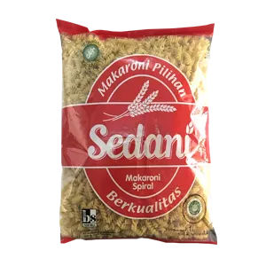 SEDANI MAKARONI SPIRAL PCK 1kg