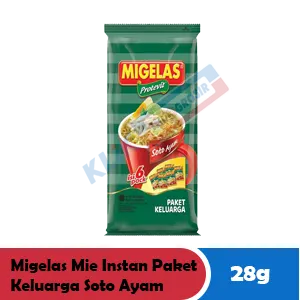MIGELAS MI SEGERA PAKET KELUARGA SOTO AYAM PCK 6x28/30g