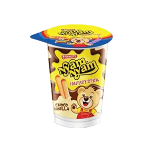 ARNOTT'S BISCUIT NYAM-NYAM FANTASY STIK CHOCO VANILLA CUP 25g