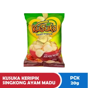 Kusuka Keripik Ubi Kayu Ayam Madu Paket 20g