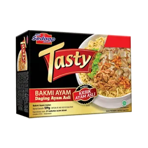 SEDAAP MIE TASTY BAKMI AYAM RP 5.500,- BOX 129g
