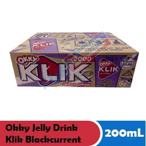 OKKY JELLY DRINK MAXX BLACKCURRANT CUP 220mL