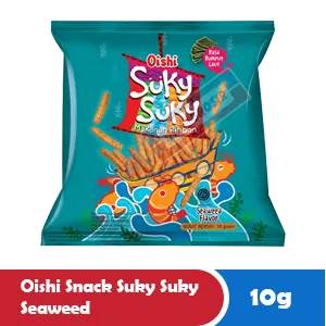 OISHI SNACK SUKY SUKY SEAWEED PCK 10g