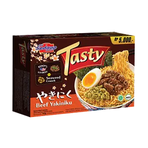 SEDAAP MIE TASTY BAKMI AYAM BEEF YAKINIKU BOX 115g