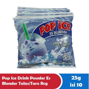 POP ICE DRINK POWDER ES BLENDER TALAS/TARO RCG 10x25g