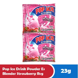 POP ICE DRINK POWDER ES BLENDER STRAWBERRY RCG 10x23g