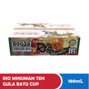 RIO MINUMAN TEH GULA BATU CUP 180mL